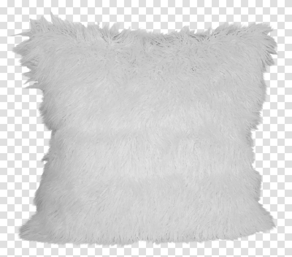 White Fur Rug Pillow White Fluffy, Cushion, Bear, Wildlife, Mammal Transparent Png
