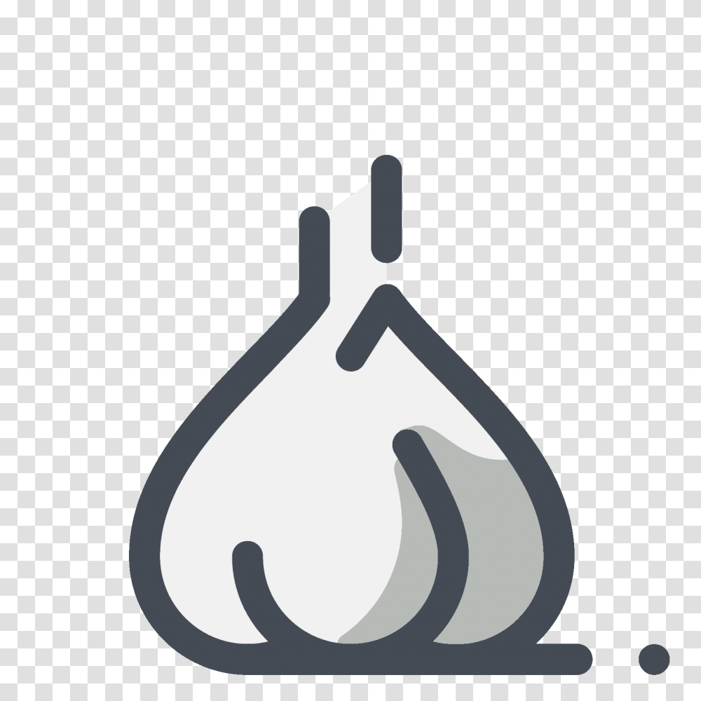 White Garlic Icon, Triangle, Bomb, Weapon, Weaponry Transparent Png