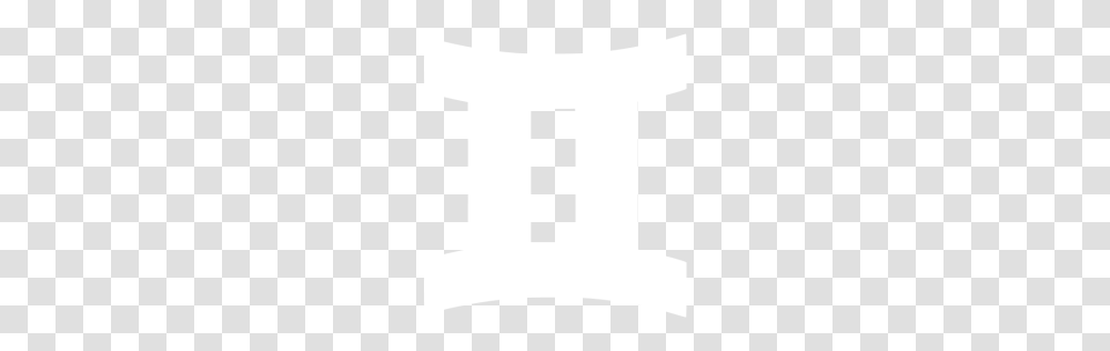 White Gemini Icon, Texture, White Board, Apparel Transparent Png