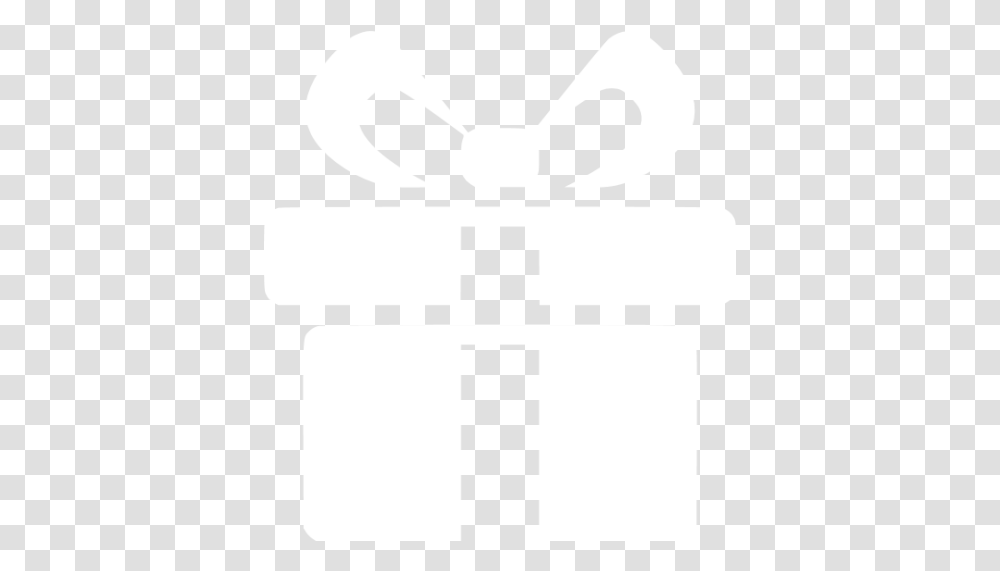 White Gift Icon Gift Icon White, Stencil, Symbol, Logo, Trademark Transparent Png