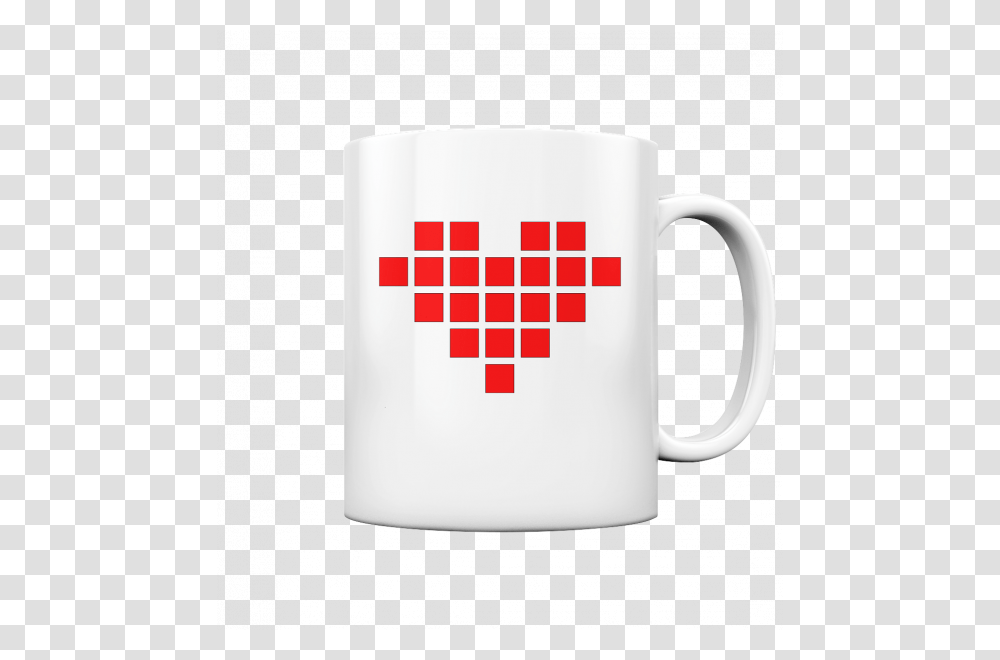 White Glossy Pixel Heart Vector, Coffee Cup, First Aid, Espresso, Beverage Transparent Png