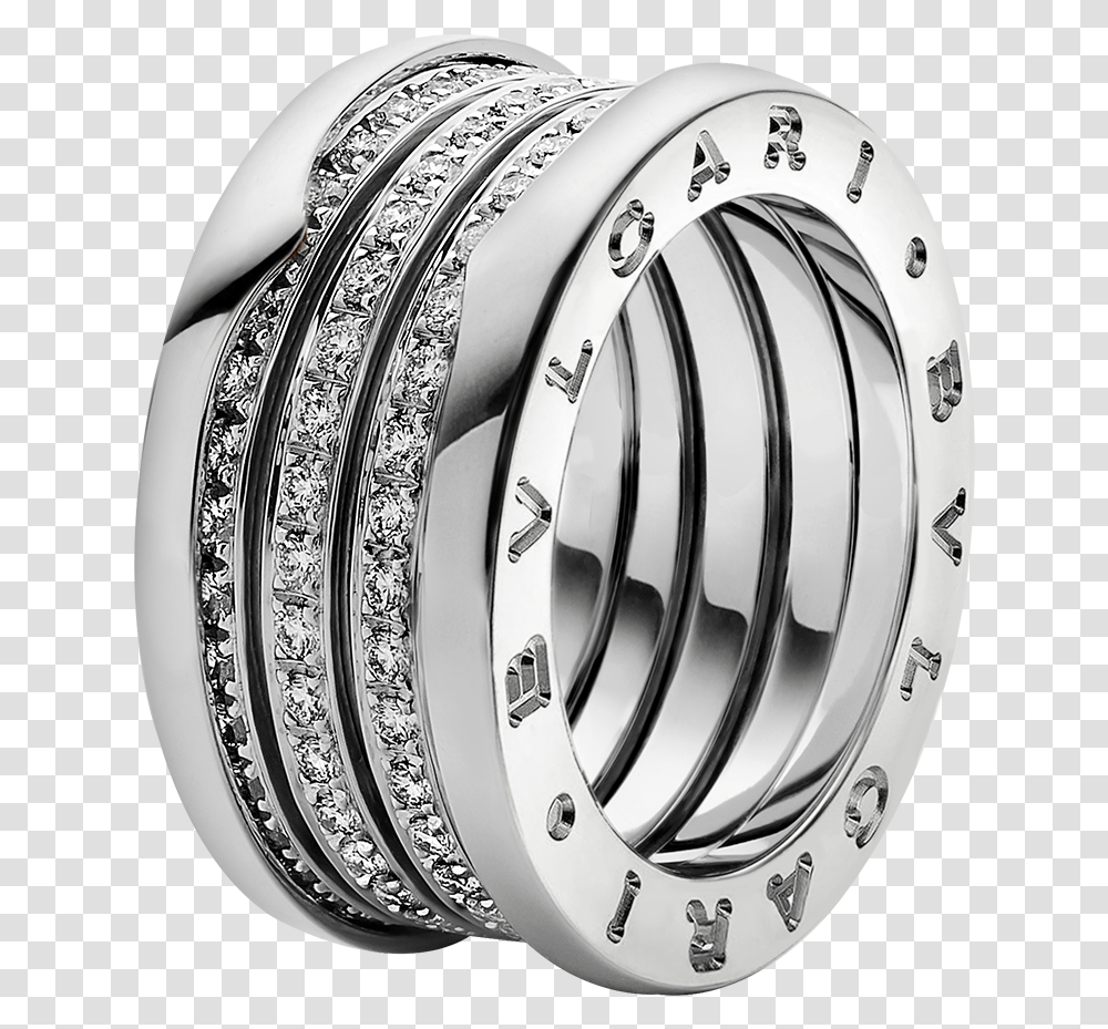White Gold Bulgari Ring, Jewelry, Accessories, Accessory, Platinum Transparent Png