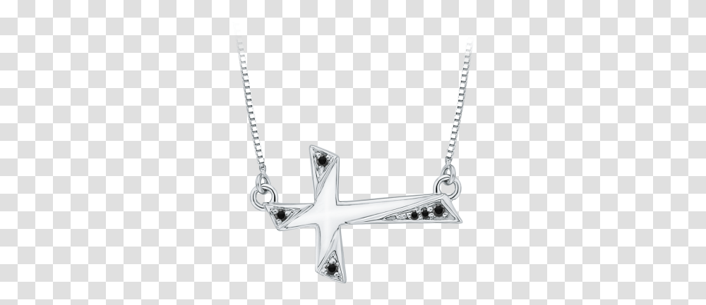 White Gold Diamond Cross Pendant Locket, Symbol, Necklace, Jewelry, Accessories Transparent Png