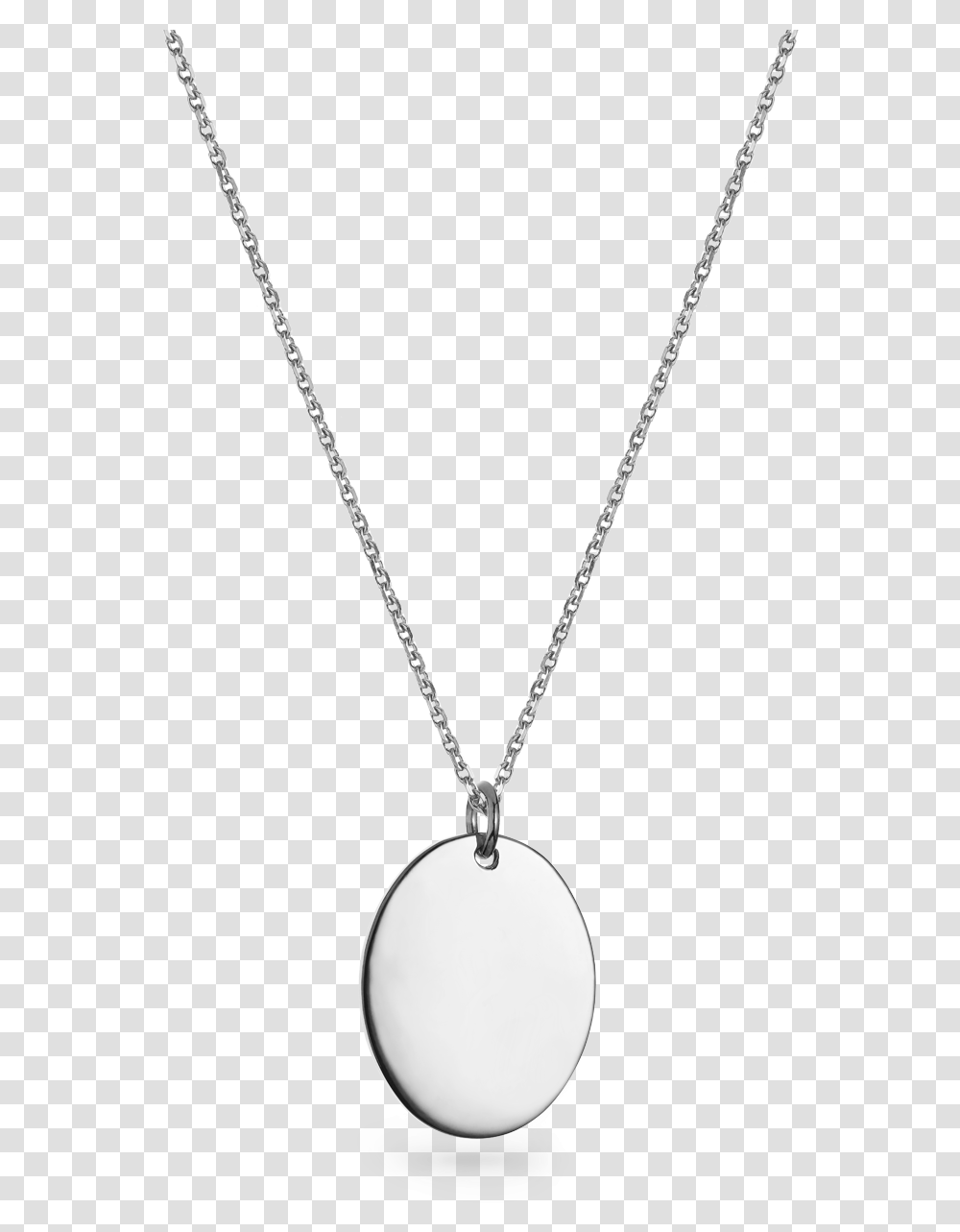 White Gold Large Oval Pendant Locket, Necklace, Jewelry, Accessories, Accessory Transparent Png