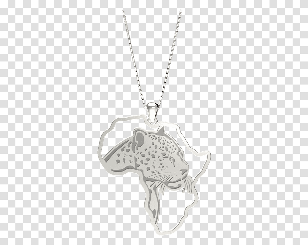 White Gold Leopard African Pendant Locket, Necklace, Jewelry, Accessories, Accessory Transparent Png