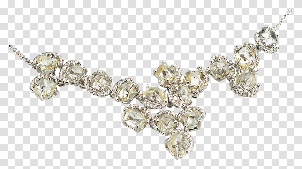 White Gold Luxury Diamond Necklace In The Rough Bracelet, Accessories, Accessory, Jewelry, Gemstone Transparent Png