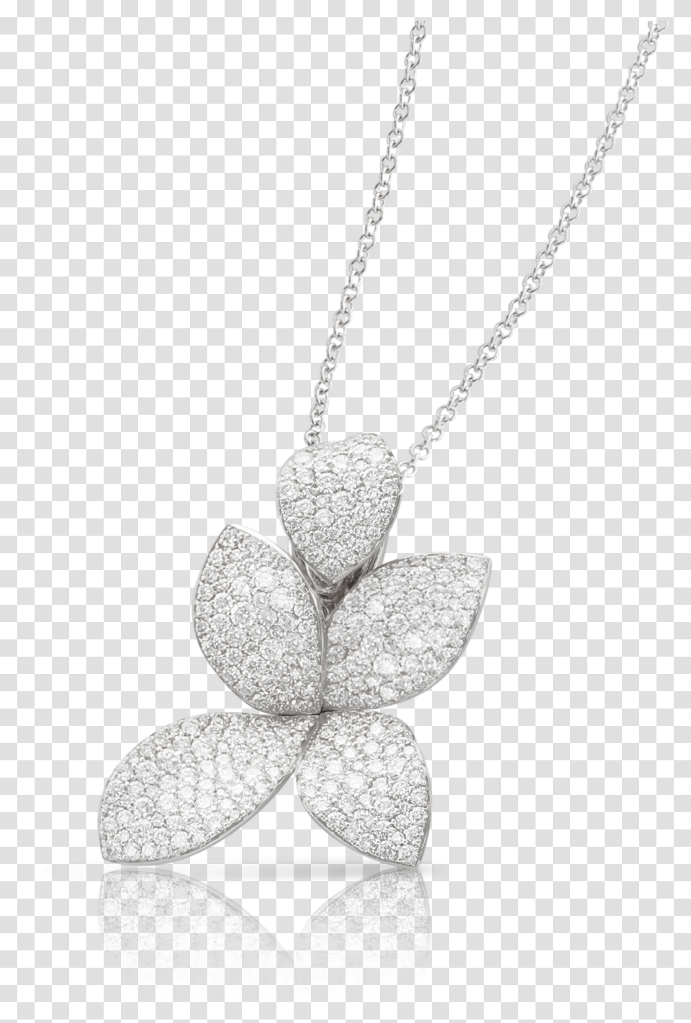 White Gold Necklace And Diamonds - Pasquale Bruni Pendant Transparent Png