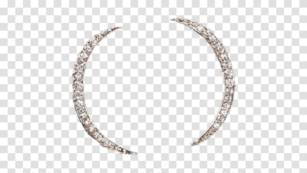 White Gold New Moon Earrings Body Jewelry, Horseshoe, Astronomy, Diamond, Gemstone Transparent Png