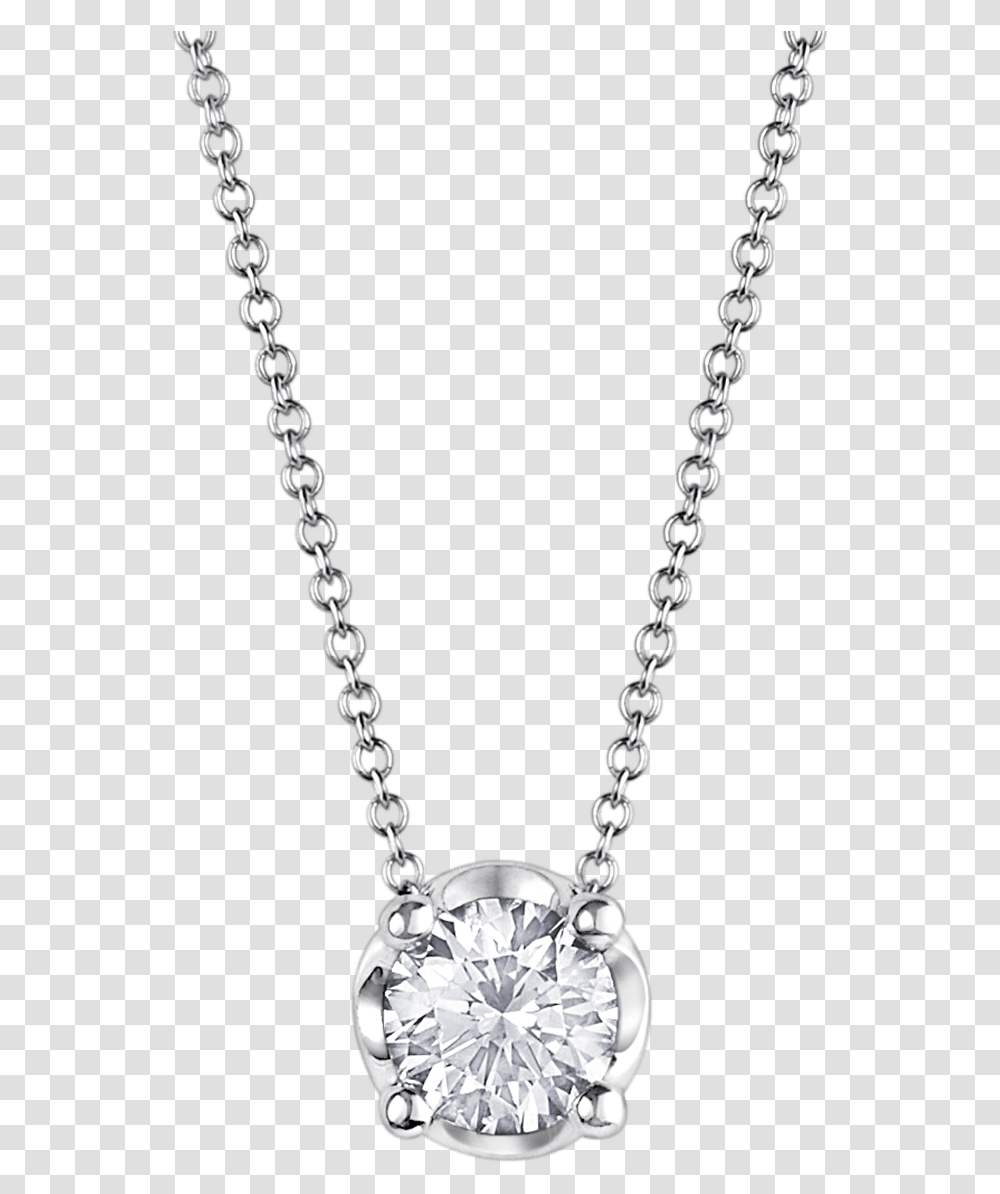 White Gold Pendant Round Cut Diamond, Necklace, Jewelry, Accessories, Accessory Transparent Png