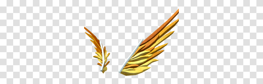 White Gold Wings Roblox White Gold Wings, Plant, Arrow, Symbol, Flower Transparent Png