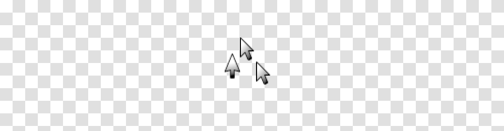 White Gradient Cursors, Triangle, Arrow, Arrowhead Transparent Png