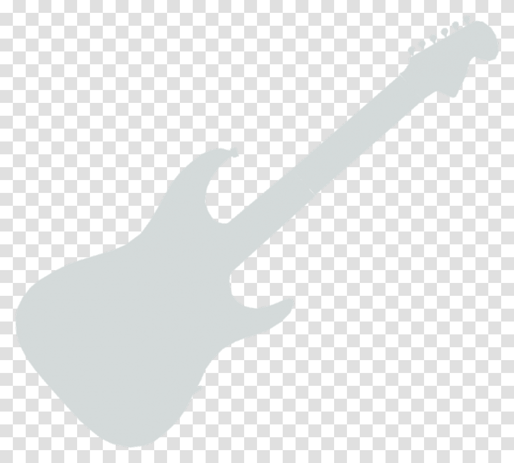White Guitar Silhouette, Axe, Tool, Leisure Activities, Musical Instrument Transparent Png