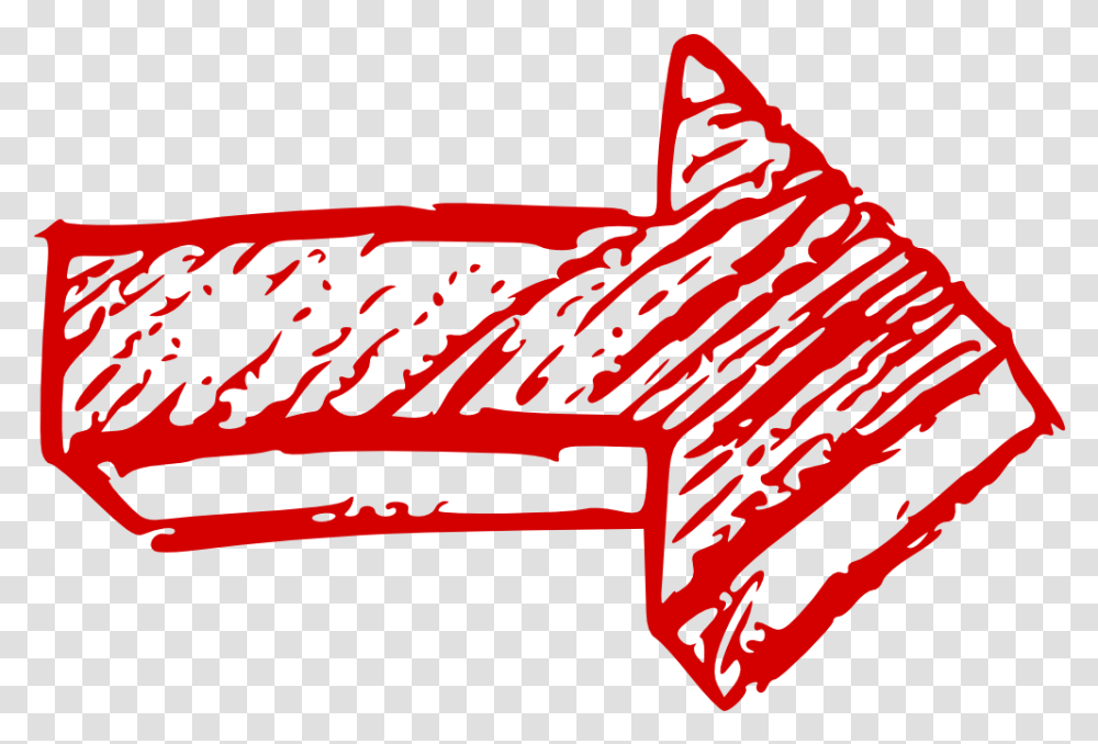 White Hand Drawn Arrow 1500 Red Arrow Drawing Red Arrow Drawing, Clothing, Hood, People, Text Transparent Png