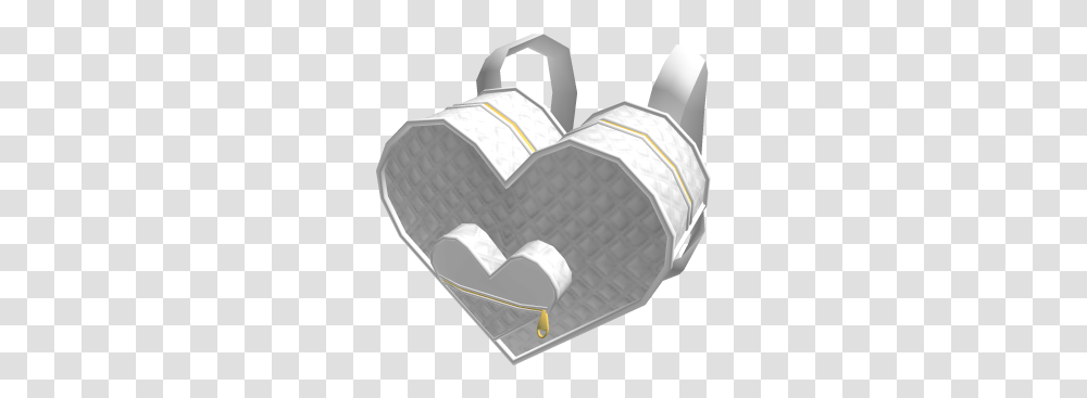 White Heart Backpack Roblox Heart, Clothing, Apparel, Diaper, Footwear Transparent Png