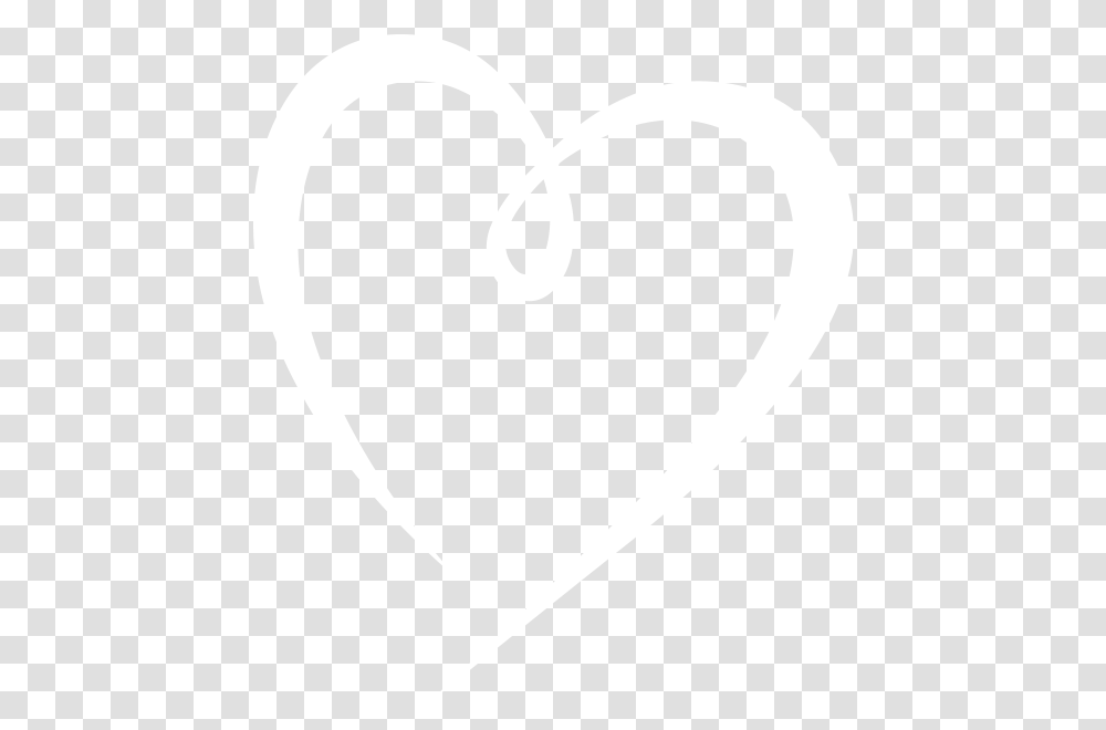 White Heart Black Amp White Heart, Alphabet, Logo Transparent Png