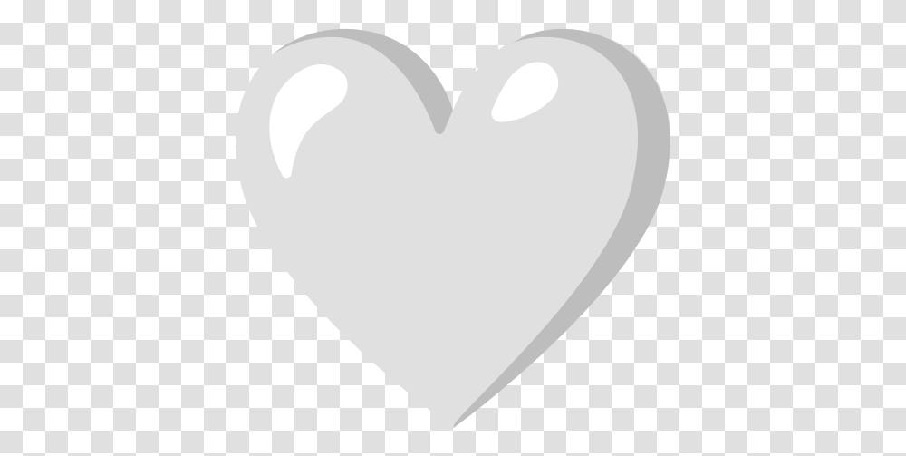 White Heart Emoji Corazon Blanco Emoji, Pillow, Cushion Transparent Png