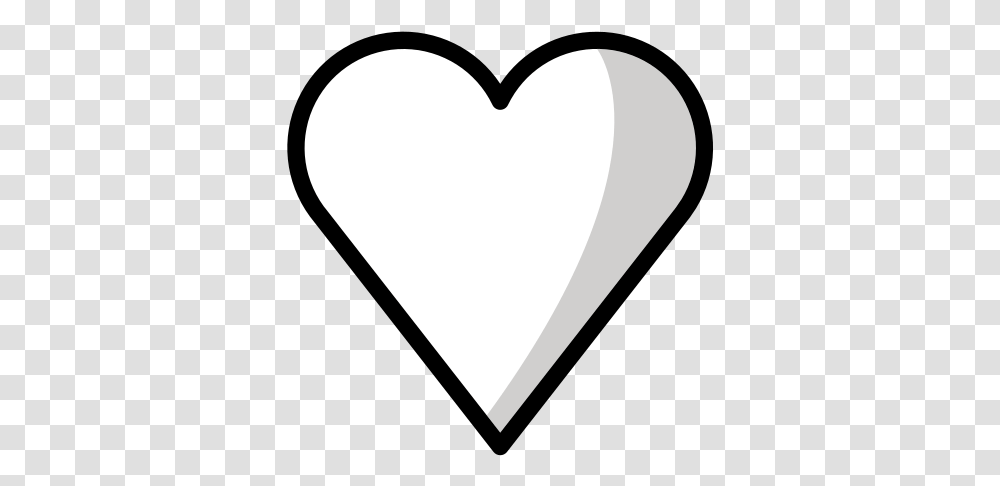 White Heart Emoji Meanings - Typographyguru Heart, Pillow, Cushion, Tape Transparent Png