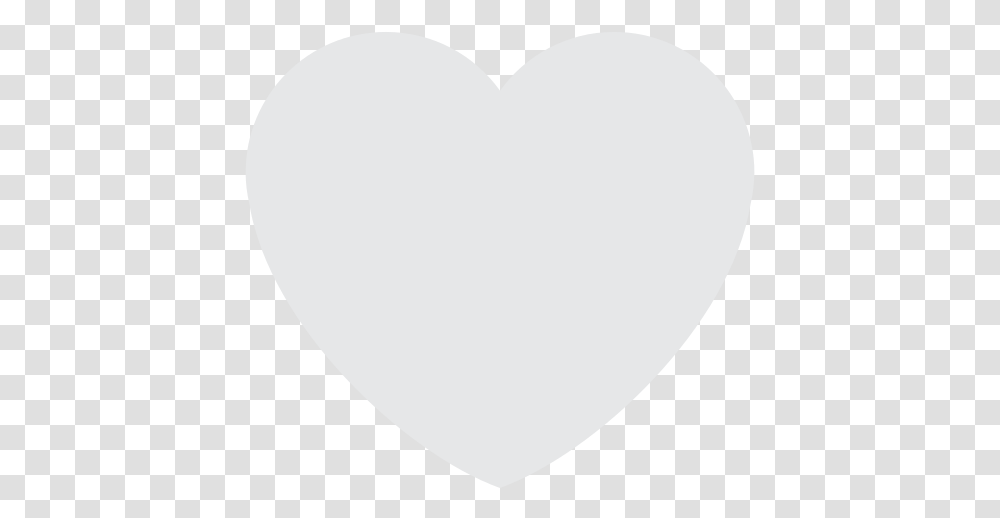 White Heart Emoji White Heart Black Border, Balloon, Pillow, Cushion, Plectrum Transparent Png