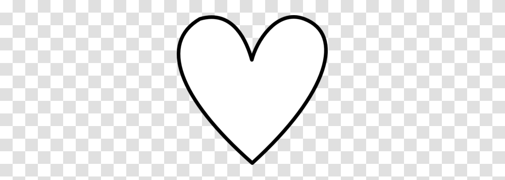White Heart Outline Clip Art, Balloon, Cushion, Pillow Transparent Png