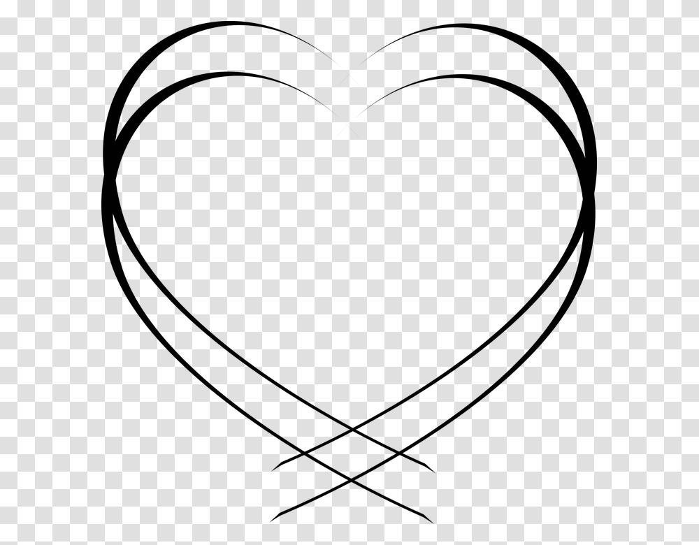 White Heart Shape Image, Moon, Gray Transparent Png