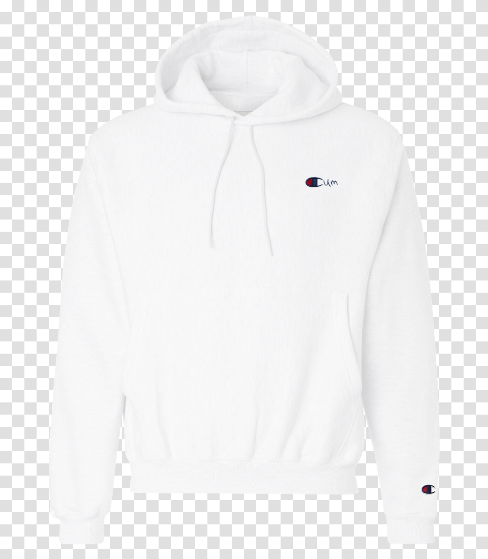 White Hoodie Champion Hoodie, Clothing, Apparel, Sweatshirt, Sweater Transparent Png