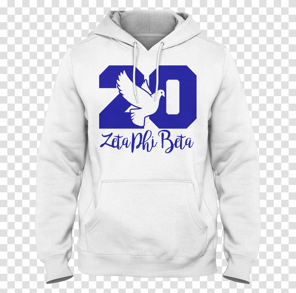 White Hoodie With Blue Letters, Apparel, Sweatshirt, Sweater Transparent Png