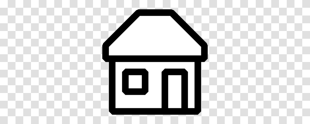 White House Black And White Drawing, Label, Number Transparent Png