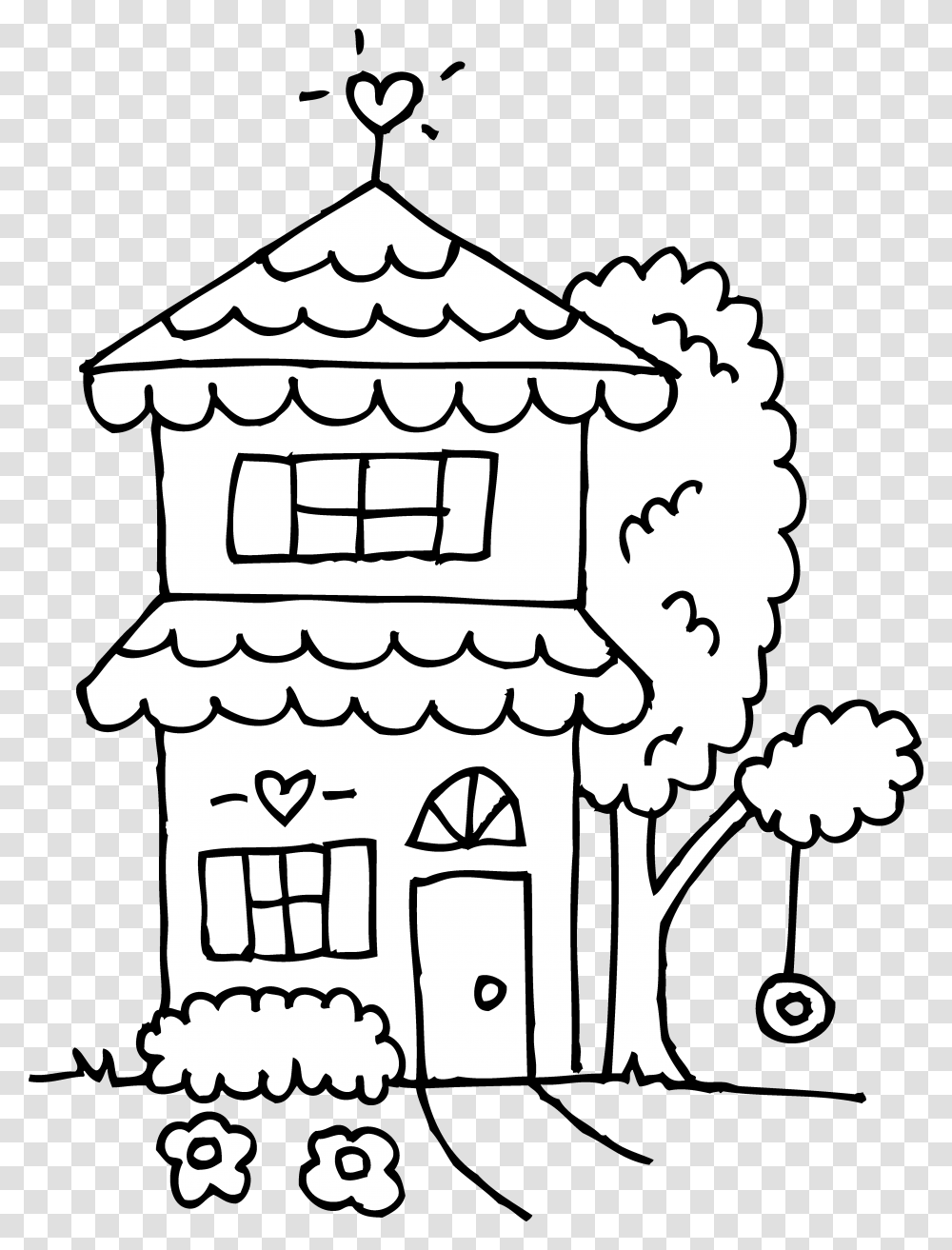 White House Cartoon Cute Clipart House, Cookie, Food, Biscuit, Gingerbread Transparent Png