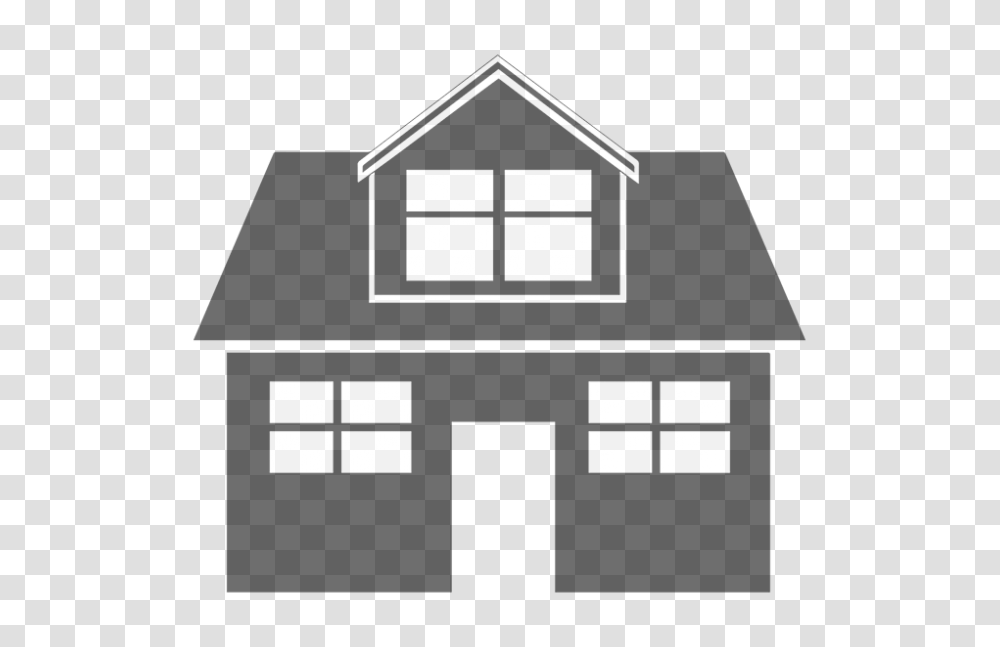 White House Clipart Community Building House Clipart Black And White, First Aid, Housing, Stencil, Triangle Transparent Png