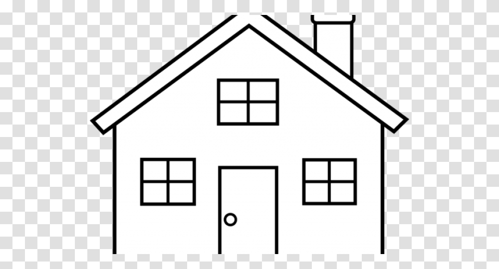 White House Clipart Out Line House Outline Clip Art, Housing, Building, Mailbox, Cottage Transparent Png
