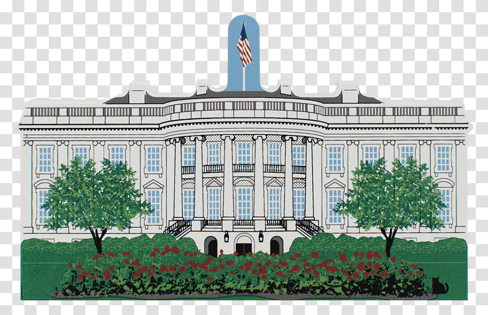 White House Download, Building, Architecture, Mansion, Housing Transparent Png