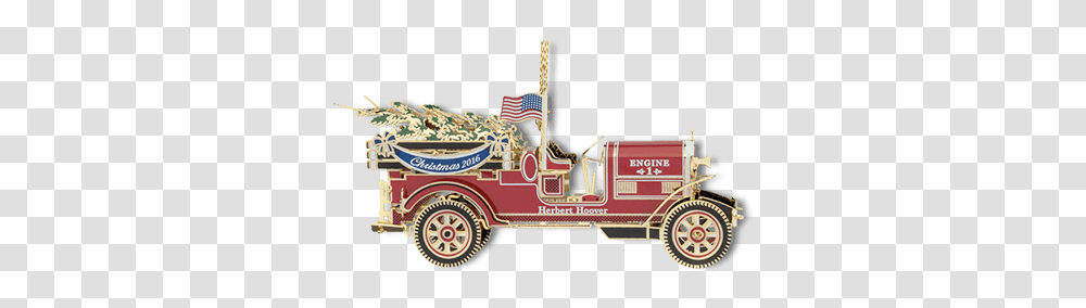 White House Historical Association White House Christmas Ornaments, Fire Truck, Vehicle, Transportation Transparent Png