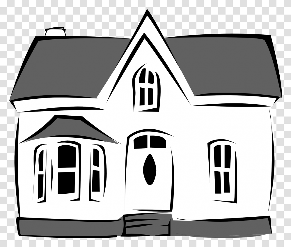White House Jpg Freeuse Stock Files House Black And White, Housing, Building, Cottage, First Aid Transparent Png