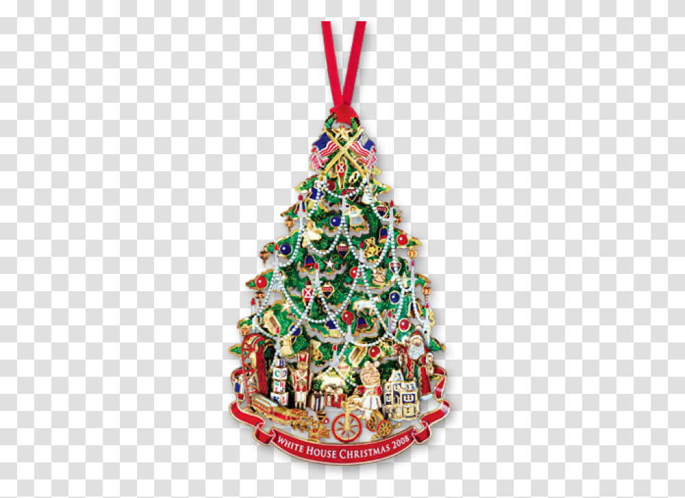 White House Ornaments, Tree, Plant, Christmas Tree Transparent Png
