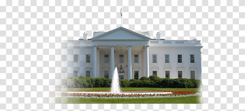 White House President Of The United White House, Water, Fountain, Grass, Plant Transparent Png