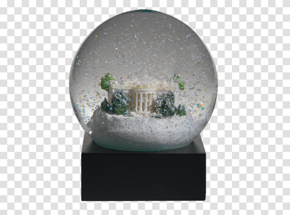 White House Snow Globe, Sphere, Crystal, Porcelain Transparent Png
