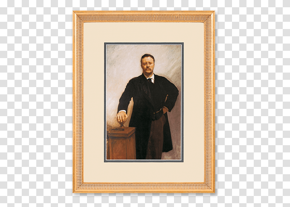 White House Teddy Roosevelt Portrait, Person, Human, Painting Transparent Png