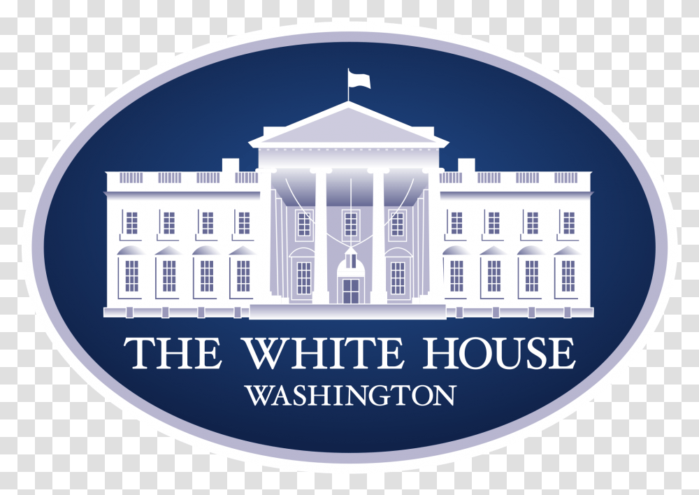 White House Washington Logo, Word, Building, Coin Transparent Png