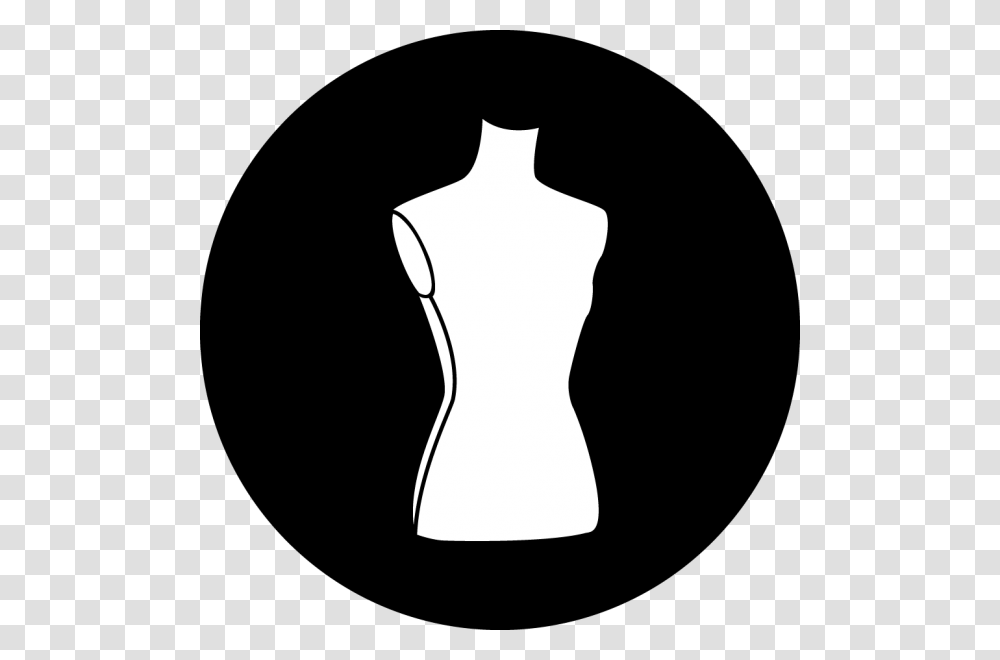 White Icon Privacy Clipart Number 1 Black Circle, Back, Torso, Person, Human Transparent Png