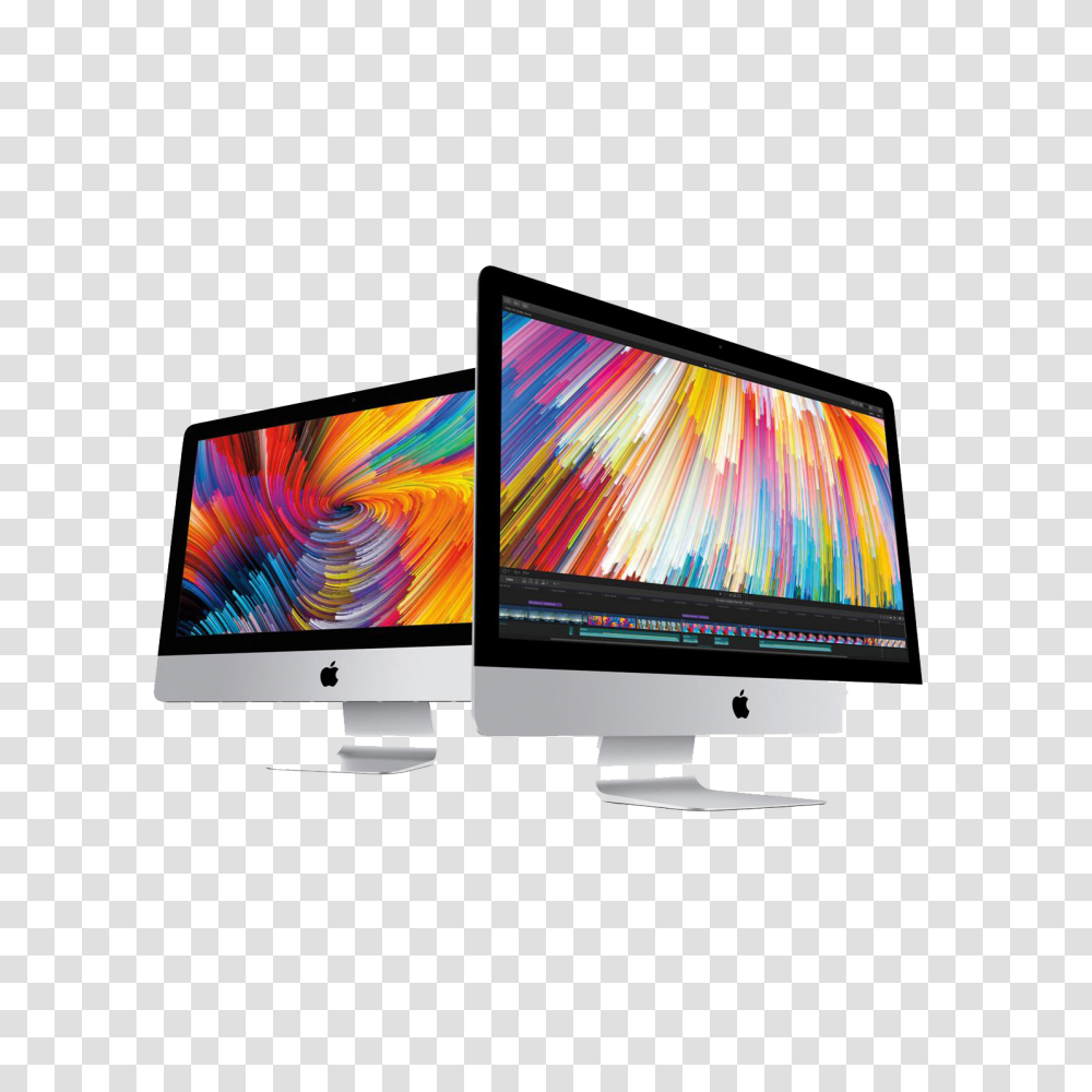 White Imac Pro, LCD Screen, Monitor, Electronics, Display Transparent Png