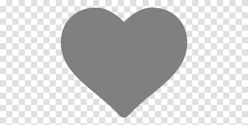 White Instagram Heart Icon Grey Heart, Balloon, Pillow, Cushion Transparent Png
