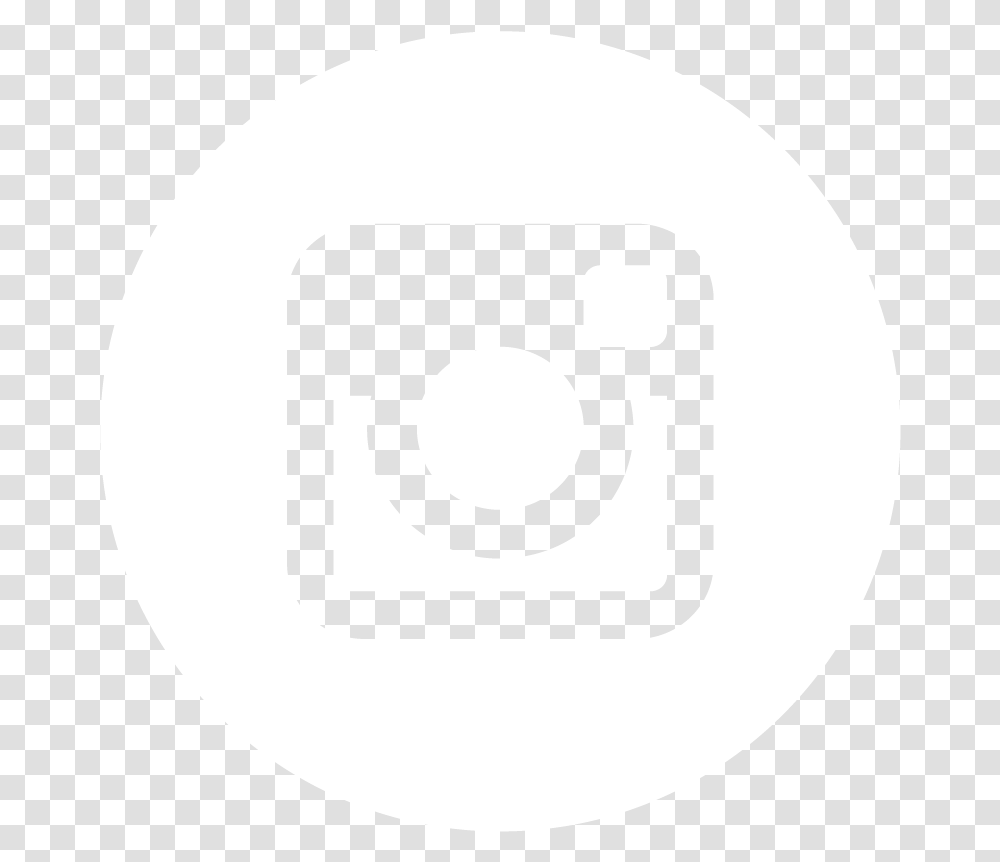 White Instagram Icon Round, Logo, Trademark Transparent Png
