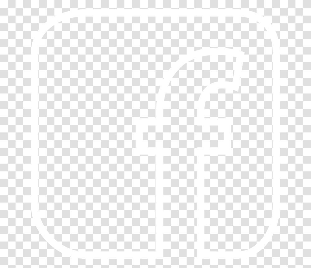 White Instagram Logo Outline Loadtve, Cross, Number Transparent Png