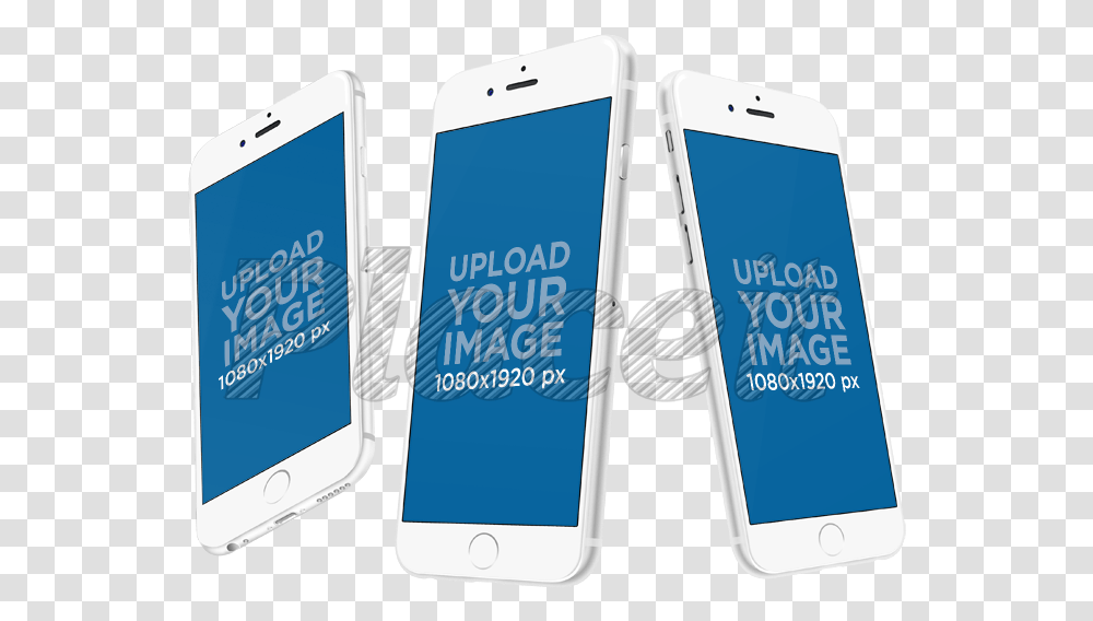 White Iphones Floating In Angled Samsung Galaxy, Mobile Phone, Electronics, Cell Phone Transparent Png