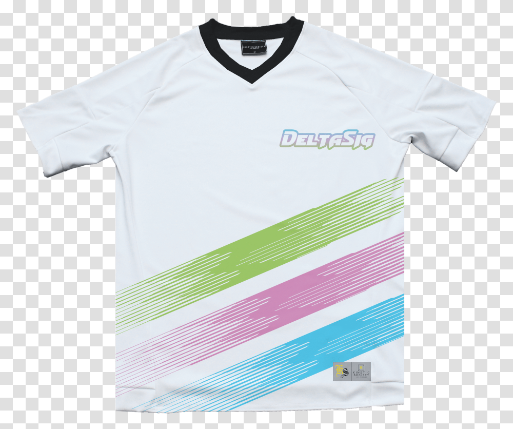 White Kappa Soccer Jersey, Apparel, Shirt, T-Shirt Transparent Png