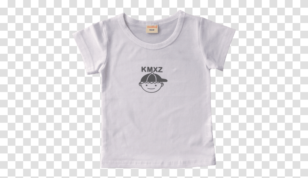 White Kids T Shirt With A Cute Little Graphic On Front Active Shirt, Apparel, T-Shirt Transparent Png