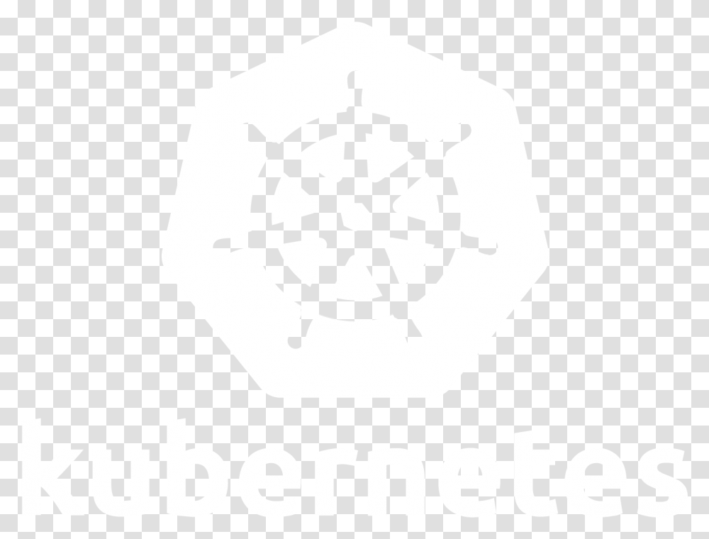 White Kubernetes Logo, Trademark, Stencil Transparent Png