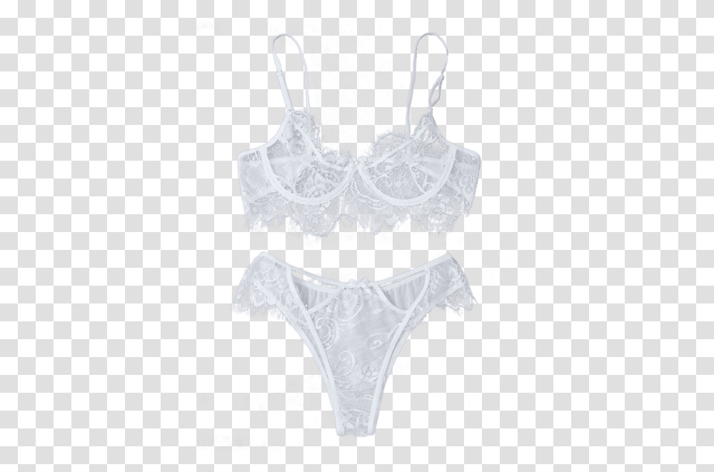White Lace Bra And Panties, Apparel, Lingerie, Underwear Transparent Png