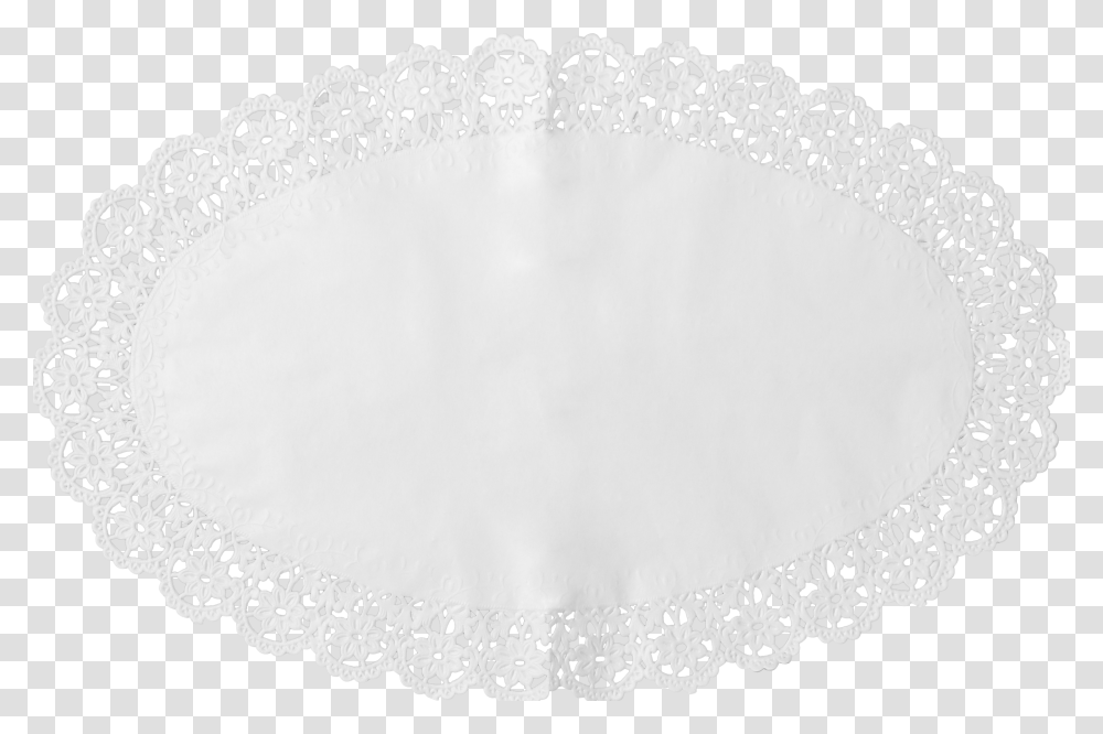 White Lace Circle, Tablecloth, Rug, Necklace, Jewelry Transparent Png
