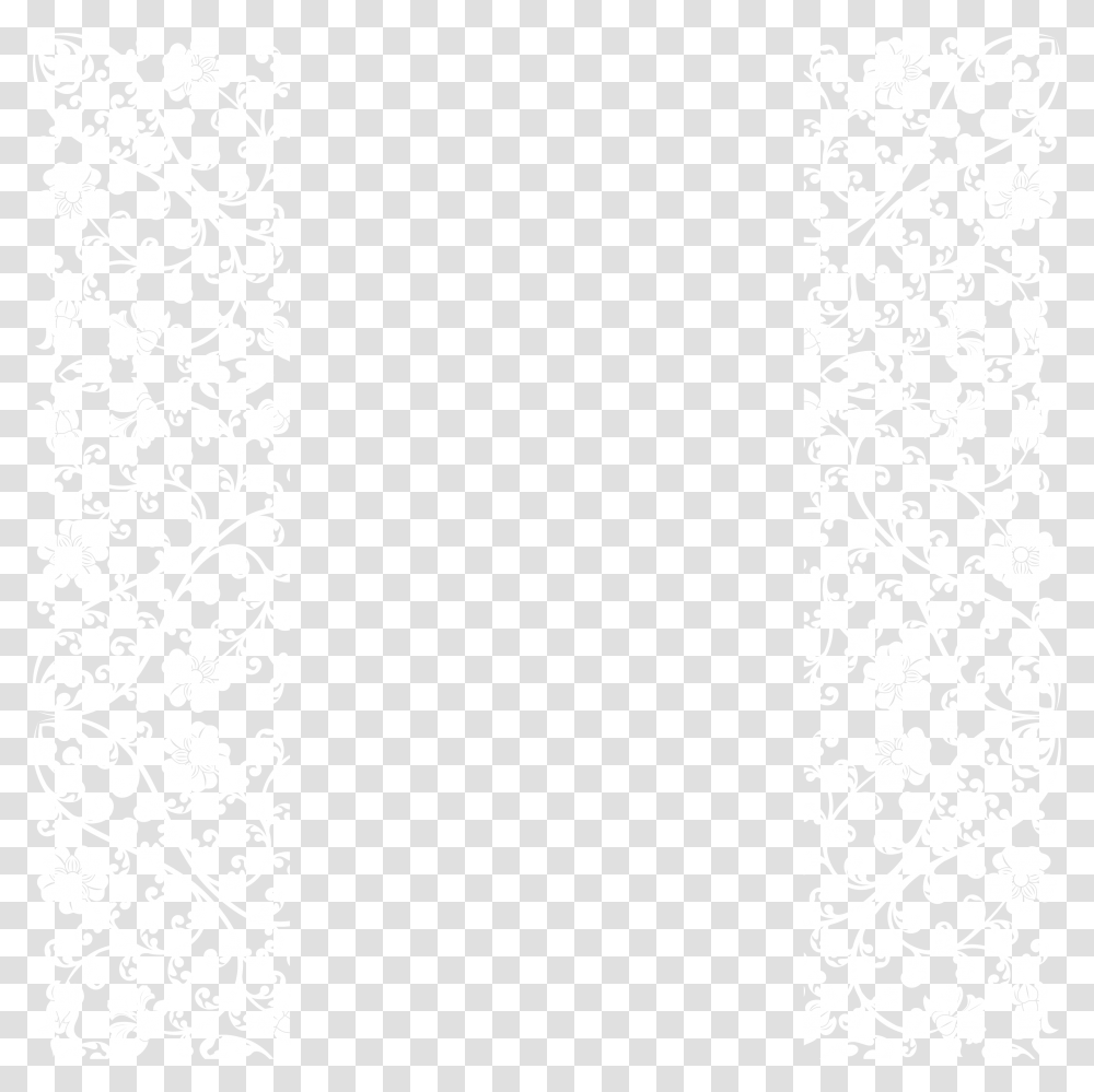 White Lace Frame, Texture, White Board, Apparel Transparent Png